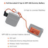 Picture of Rotatable D-Tap Power Cable to NP-F550 Dummy Battery Compatible for Sony NP-F550/770/570 NP-F970 Power LED Light Feelworld Atomos Ninja|Shinobi Monitor for V Mount Battery
