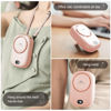 Picture of PiKaPiKaP Portable Neck Fan, Hanging Neck Fan Hands Free with Adjustable Lanyard and Bracket, USB Rechargeable Bladeless Mini Fans Portable, 3 Speeds for Women Kids Outdoor Travel