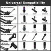 Picture of BAISHUN Microphone Boom Arm Mic Stand Holder for Yeti QuadCast SM7B M58 Q2U K669B and Other Microphones, Overhead Desk Mic Stand Clip with Cable Management Includes 1/4" 3/8" 5/8" Adapter