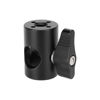 Picture of CAMVATE Light Stand Head Adapter with ARRI 3/8"-16 Thread Hole and 4 Locating Hole(Black)-3114