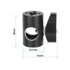 Picture of CAMVATE Light Stand Head Adapter with ARRI 3/8"-16 Thread Hole and 4 Locating Hole(Black)-3114