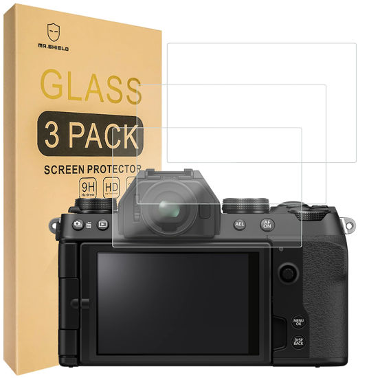 Picture of Mr.Shield [3-Pack] Screen Protector For Fujifilm X-E3, X-S10, X-A1, X-A2, X-M1, XE3, XS10, XA1, XA2, XM1 Camera [Tempered Glass] [Japan Glass with 9H Hardness] Screen Protector