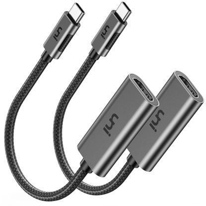 Picture of uni USB-C to HDMI Adapter 4K@60Hz(2-Pack), Thunderbolt 3/4 to HDMI, HDMI to USB-C Adapter, Compatible with MacBook Pro/Air 2022, iPad Pro/Air, Surface Laptop, Dell XPS, Chromebook, Galaxy & More