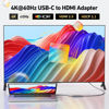 Picture of uni USB-C to HDMI Adapter 4K@60Hz(2-Pack), Thunderbolt 3/4 to HDMI, HDMI to USB-C Adapter, Compatible with MacBook Pro/Air 2022, iPad Pro/Air, Surface Laptop, Dell XPS, Chromebook, Galaxy & More