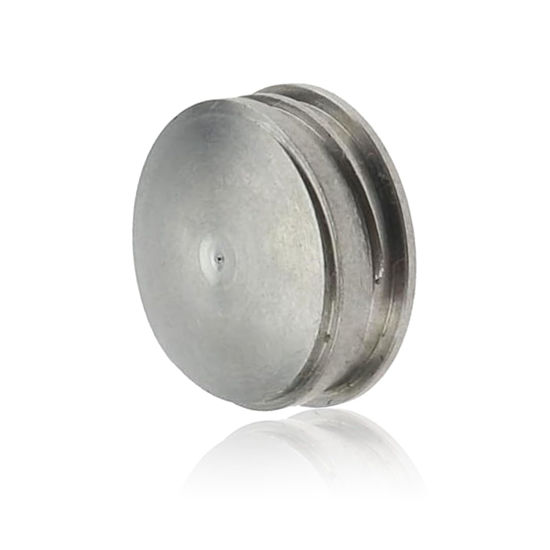 Picture of Aluminium Battery Screw Cover Cap Lid Plug Replacement for Apple G6 Wireless Bluetooth Keyboard A1314 and A1339 Magic Trackpad (Silver)