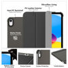 Picture of MoKo for iPad 10th Generation Case 2022, Slim Stand Hard PC Translucent Back Shell Smart Cover Case for iPad 10th Gen 10.9 inch 2022, Support Touch ID, Auto Wake/Sleep,Space Gray