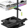 Picture of GPU Support Bracket, Graphics Card Support, GPU Bracket Brace, Video Card Sag Holder Bracket, GPU Stand, Adjustable Anti Sag GPU Stand for Fan Aluminum 129mm