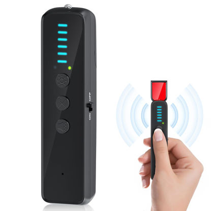 Picture of Hidden Camera Detectors, Mini Anti-Spy Camera Detector, Portable RF Signal Scanner, Bug Detector, Listening Devices Detector, GPS Tracker Finder for Home, Car, Office, Hotel, Travel (300mAh)