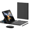 Picture of voppton for Samsung Galaxy Z Fold 6 5 4 Keyboard and Mouse, Portable Mini Bluetooth Keyboard with Leather Case and Capacitive Pen, Wireless Keyboard Case for Z Fold 6 Accessories,Black