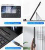 Picture of voppton for Samsung Galaxy Z Fold 6 5 4 Keyboard and Mouse, Portable Mini Bluetooth Keyboard with Leather Case and Capacitive Pen, Wireless Keyboard Case for Z Fold 6 Accessories,Black