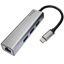 Picture of USB c hub ethernet,USB C Hub with RJ45 Gigabit Ethernet,Thunderbolt 4/3 to Ethernet Adapter,USB C to Network Adapter Compatible with MacBook Pro/Air, iPad Pro,Laptop,Chromebook,and More