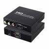Picture of HDMI to RCA and HDMI Converter, HDMI to AV 3RCA and HDMI Adapter Support 1080P, PAL, NTSC for HD TV and Older TV (Black, Iron Shell)