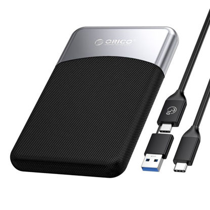 Picture of ORICO 512GB External SSD with 2 in 1 USB C Cable, Portable Solid State Drive USB 3.2 Gen 1 Up to 460MB/s, Dust and Drop Resistance, Reliable Storage for USB-C Smartphone, PC, Tablet, Labtop - M25PRO