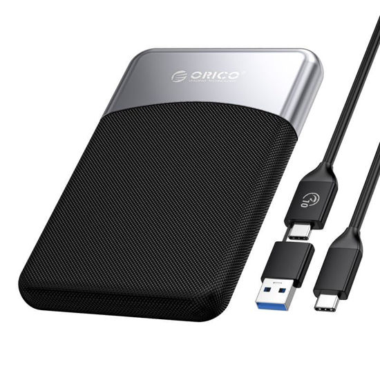 Picture of ORICO 512GB External SSD with 2 in 1 USB C Cable, Portable Solid State Drive USB 3.2 Gen 1 Up to 460MB/s, Dust and Drop Resistance, Reliable Storage for USB-C Smartphone, PC, Tablet, Labtop - M25PRO