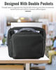 Picture of AstroniSync Starlink Mini Case, Starlink Mini Travel Case, Shockproof and Stress-Resistant Starlink Mini Case with Water-Resistant, Dustproof Fabric and Customizable Interior Compartments (black)