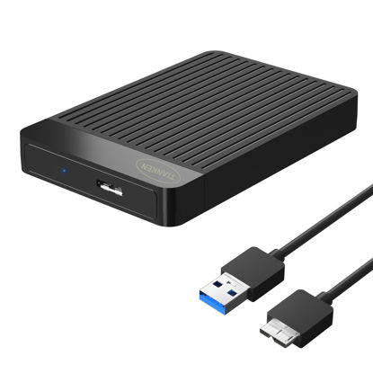 Picture of Tianken 500GB Ultra Slim Portable External Hard Drive 2.5'' USB 3.0 HDD Storage for Mac, PC, Laptop, PS4, Xbox one