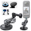 Picture of TELESIN 360 Magnetic Mount Magnet Metal Mounts for Go Pro Insta 360 Accessory, Quick Release Car Holder Attachment for GoPro Max Hero 13 12 11 10 9 Insta360 DJI Action 3 4 5 Pro Pocket 3 Accessories