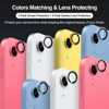 Picture of ProCase 2 Pack Screen Protector for iPad 10th Generation + 2 Pack Camera Lens Protector Matching iPad Colors, Tempered Glass Film for iPad 10 10.9 2022 -Blue