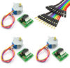 Picture of WWZMDiB 28BYJ-48 ULN2003 5V Stepper Motor and Driver Board kit Compatible with Arduino Raspberry Pi (3 Pcs)