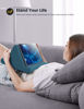 Picture of Lamicall Tablet Pillow Stand, Pillow Soft Pad for Lap - Tablet Holder Dock for Bed with 6 Viewing Angles, for iPad Pro 9.7, 10.5, 11, 12.9 Air Mini 4 3, Kindle, Galaxy Tab, E-Reader, Blackish Green