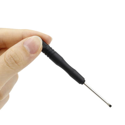 Picture of GENNEL 50pcs 85mm x 2.0mm 2mm Mini Size Flat Slotted Word Screwdriver Cellphone HDD TV Laptop Printer Repair Tool
