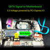Picture of GLOTRENDS PA09-SA M.2 SATA Adapter for M.2 NGFF SATA SSD to SATA I/II/III, SATA Cable and M.2 Screws Included