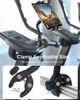Picture of woleyi Gooseneck Tablet Bike Mount for Indoor Cycling, Gym Treadmill, Spin bike, Stationary Exercise bicycle, Peloton Handlebar, Elliptical, Stroller Clamp for iPad Pro/Air/Mini, Phone, 4.7-13" Tablet