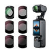 Picture of JJC 6 Pack Magnetic ND & CPL Filter Kit for DJI OSMO Pocket 3 Creator Combo, CPL ND8 ND16 ND32 ND64 ND256 Polarizing Neutral Density Filters with Wipe, Multi-Coated/HD Optical Glass/Gimbal Compatible