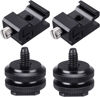 Picture of 10pcs 1/4 Inch Cold Shoe Mount Adapter and Hot Shoe Flash Stand Adapter Kit for DSLR Camera Rig, Camera Flash Shoe Mounts for Light Tripod