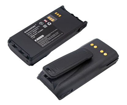 Picture of KOVHIHAV 2500mAh NTN9858C (2-Pack) Replacement Battery for Mo-to-rola XTS1500 XTS2500 PR1500 MT1500, fits Part No NTN9815/A/AR/B NTN9858/A/AR/B/C