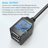 Picture of OBD Power Cable for Dash Camera,Constant Power Cable for Garmin DashCam,OBDII Adapter Cable with Dual USB Interfaces,24 Hours Surveillance/Acc Mode with Low Voltage Protection 11.6-36V to 5V/3A