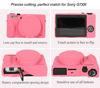 Picture of Pocoukate Case for Canon G7X Mark III Camera, Soft Silicone Protective Cover Skin with Removable Lens Cover for Powershot G7X Mark iii, Silicone Case with G7X3 Screen Protector Accessories - Rose