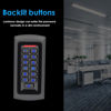 Picture of Stand Alone Access Control Keypad,Metal RFID Card Reader,Door Access Control System Lock,Electric Gate Opener,Gate Lock,2000 User,Wiegand 26-bit,Proximity 125Khz RFID Card Keyfob
