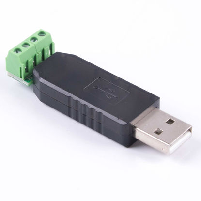 Picture of Usangreen USB to RS232 Serial Adapter 4 Pin Terminal Block TXD RXD GND VCC Pinout with FT232RL Chip Support Windows XP/Android/Window7/8/10/Mac OS/Vista