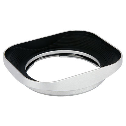 Picture of Haoge LH-ZV06 Metal Lens Hood for Carl Zeiss Distagon T 2.8/21 21mm f/2.8 ZM, C Biogon T 4.5/21 21mm f/4.5 ZM, 2.8/25 25mm f/2.8 ZM, 2.8/28 28mm f/2.8 ZM, C Sonnar 1.5/50 50mm f/1.5 ZM Lens Silver