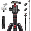 Picture of JOILCAN Tripod for Camera, 81" Camera Tripod Stand, 83 inches DSLR Tripods & Monopods, Heavy Duty Travel Tripod for Binoculars Laser Level Spotting Scope Telescope, Professional Complete Tripod Units