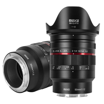 Picture of MEKE 50mm F1.2 Large Aperture Manual Focus Full Frame Lens Compatible with Panasonic Lumix Sigma Leica L-Mount Cameras S1H S1 S5 S1R SL SL2 FP FPL S5 Mark II
