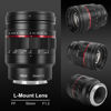 Picture of MEKE 50mm F1.2 Large Aperture Manual Focus Full Frame Lens Compatible with Panasonic Lumix Sigma Leica L-Mount Cameras S1H S1 S5 S1R SL SL2 FP FPL S5 Mark II