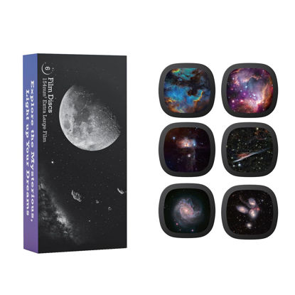 Picture of Realistic Discs - Discs for Ainael Meteor and Galaxy Projector, 5k Ultra HD Slide for Home Planetarium, 6 Discs Set Without Projector (Nebula 5)