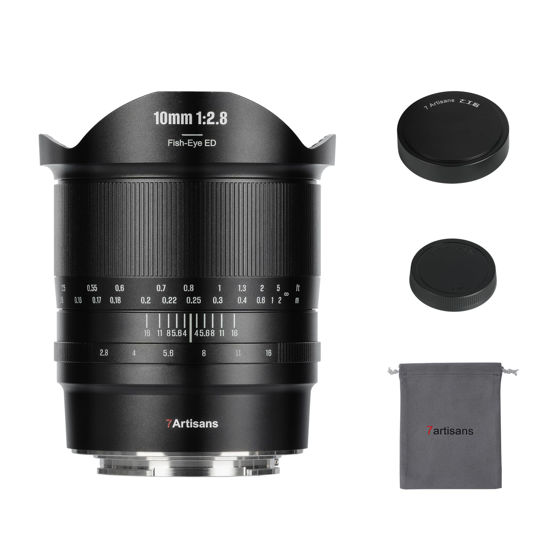 Picture of 7artisans 10mm F2.8 II Full Frame Ultra Wide Angle Fisheye Lens 185°Manual Focus for Sony E-Mount Mirrorless Cameras A7/A7R/A7S/A7II/A7RII/A7SII/A9/A7RIII/A7III/A7RIV/A9II/A7SIII/A7C/A1