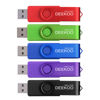 Picture of DEEKOO Flash Drive 64GB Thumb Drives Memory Sticks Jump Drive 5Pack 64GB USB 2.0 Flash Drives Mixed Colors: Red Blue Black Purple Green