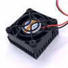 Picture of Easycargo 2-Pack 40mm Heatsink Fan 12V Kit, Cooler Heat Sink 40x40mm + 12V Ball Bearing Fan + Thermal Tape + Grill Screw Mounting Kit for Cooling 3D Printer, TEC1-12706 Thermoelectric Peltier (2)