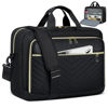 Picture of NEWHEY Laptop Bag 17.3 Inch Laptop Briefcase for Women Men Waterproof Shoulder Messenger Bag Large Computer Bag for Business Office Work College, V Thread Black