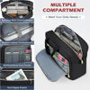 Picture of NEWHEY Laptop Bag 17.3 Inch Laptop Briefcase for Women Men Waterproof Shoulder Messenger Bag Large Computer Bag for Business Office Work College, V Thread Black
