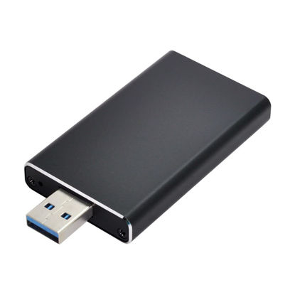 Picture of Cablecc Mini PCI-E mSATA to USB 3.0 External SSD PCBA Conveter Adapter Card with Enclosure