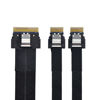 Picture of CY Slimline Cable PCI-E Ultraport SAS Slim 4.0 SFF-8654 8i 74pin to Dual SFF-8654 4i 38Pin Cable 40cm PCI-Express