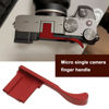 Picture of Be In Your Mind Metal Hot Shoe Thumb Up Rest Hand Grip Compatible with Fujifilm FinePix X-E4 X100F X100V XPro2 XPro3 DSLR Camera Hand Grip Aluminum Alloy Red