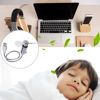 Picture of SAYTAY Small USB Fan with Real Time Clock and Temperature Display, Personal Portable USB LED Clock Fan, USB Funny Toy Gadgets Gifts for Men Women Office Home(Temperature)