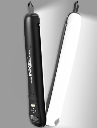 Picture of ZTARX Inflatable Handheld Video Light Wand Dimmable,24 inch Portable Photography Light,with Hanging Capabilities and Magnetic Suction,2500K-6500K,CRI≥95,IP66 Waterproof