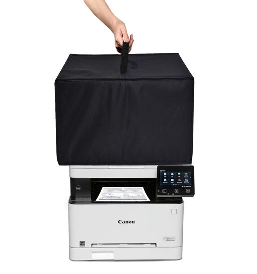 Picture of Printer Dust Cover Antistatic Water-Proof Cover Heavy Duty 600D Nylon Dust Sleeve for HP, EPSON,CANON, BROTHER, printer Universal Case Protector for Printer (11.8''D × 15.7''W x 7.1''H)